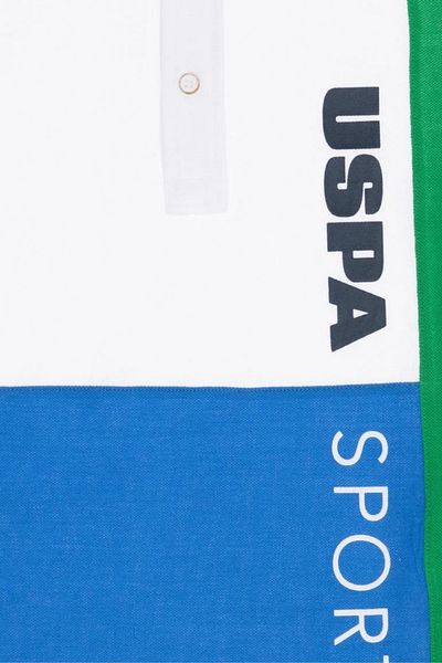 U.S. Polo Assn. Λευκό μπλουζάκι πόλο για αγόρι