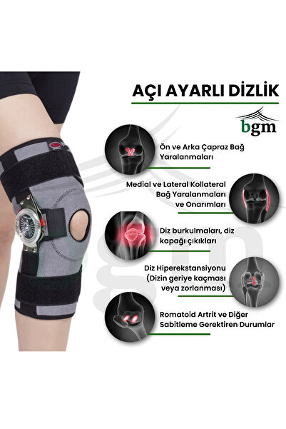 bgm Açı Ayarlı Dizlik Kısa Yüksek Kalite ve Konfor Kısa Menteşeli Dizlik