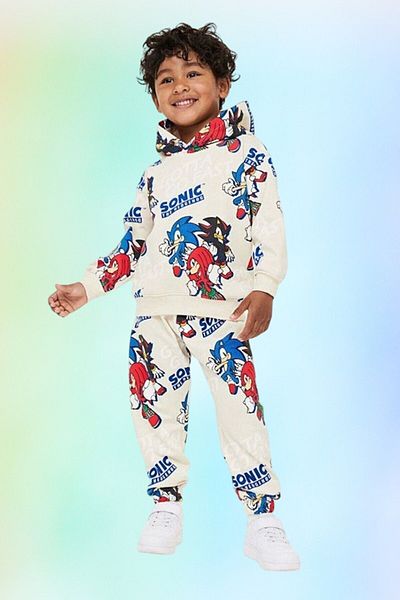My Kids Wear طقم هوديي وقبعة لشخصية كرتونية من الأعلى والأسفل