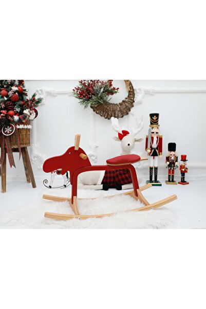 NOVA WOODESİGN Sallanan Geyik Oyuncak