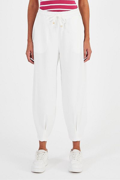 ALEXANDERGARDI PANTALON ELASTIC CU BUZUARE BELI(B24-003)