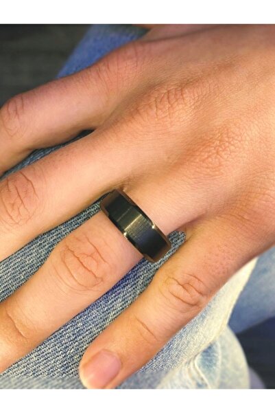 celikchi Erkek Tungsten Siyah Renk Yüzük