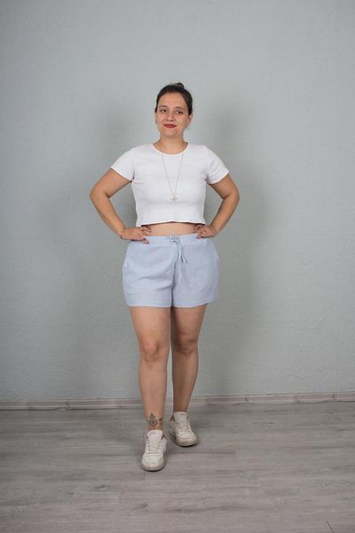 Metallic Plus Size Shorts Bermudas Styles Prices Trendyol