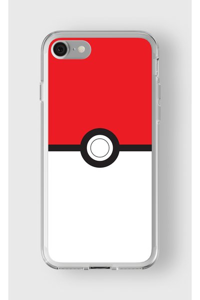 Multitronic Pokemon Ball Design Printed Transparent Case Compatible with iPho...
