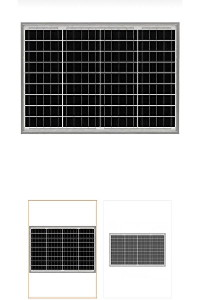 Solar V ENERJİ 50 WATT  Solar Monokristal Güneş Paneli