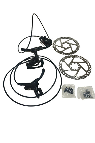 güçlü bisikletmotosiklet Hidrolik Fren Seti Ön Arka Rotor Dahil Komple (2 Pis...