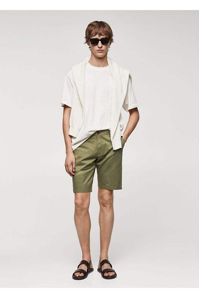 MANGO Man Chino Bermuda Shorts