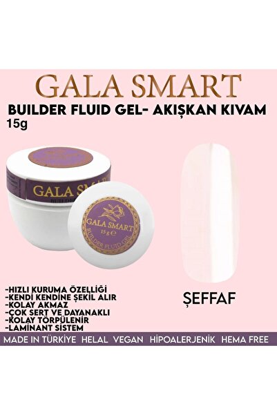 gala smart BUİLDER FLUİD GEL 15 G - ŞEFFAF