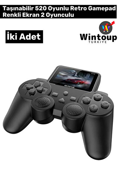 Wintoup Mini Nostalji Mario Atari Sup Taşınabilir 520 Oyunlu Mini Atari Oyun ...