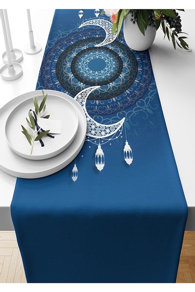 Bertille Home Seria Ramadan 140x40 cm Runner imprimat digital (din Rama)