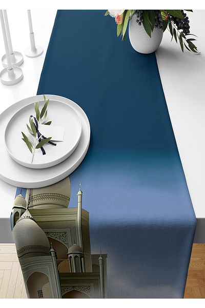 Bertille Home Seria Ramadan 140x40 cm Runner imprimat digital (din Rama)