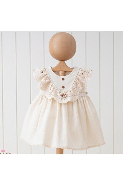 Genel Markalar KIZ 6-9-12-18-24 AY BONCUKLU KISAKOL ELBİSE