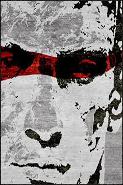 Rugs Modern Halı Modern Man Face Patterned Decorative Carpet 4490