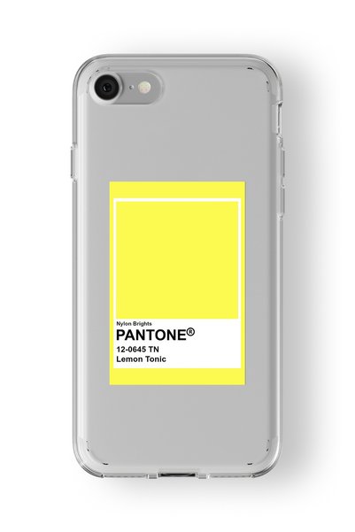 Multitronic حافظة شفافة مطبوعة بتصميم ليمون تونيك متوافقة مع هاتف Iphone 7 Pl...