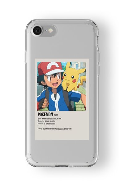 Multitronic Pokemon Minimalist Poster Design Printed Transparent Case Compati...