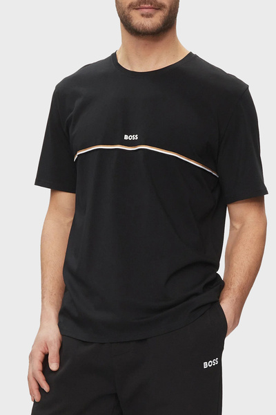 BOSS Streç Pamuklu Regular Fit T Shirt Erkek T SHİRT 50515395 001