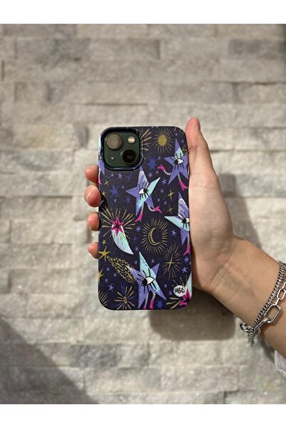 SKYLİGHT حافظة إطلاق مخملية داخلية متوافقة مع هاتف آيفون 13 و14