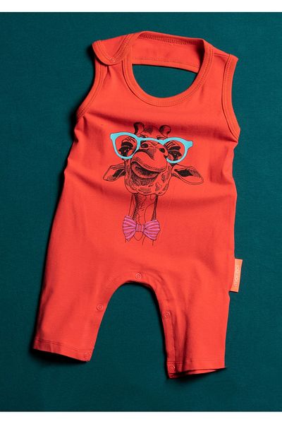 Lemonkids Giraffe Patterned Kids Jumpsuit