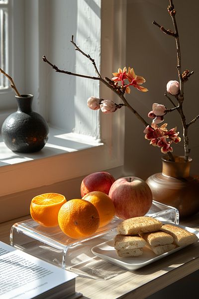 Pleksi Marketi Plexy Transparent High Tıcı Shelf - 20x50cm, H:8cm