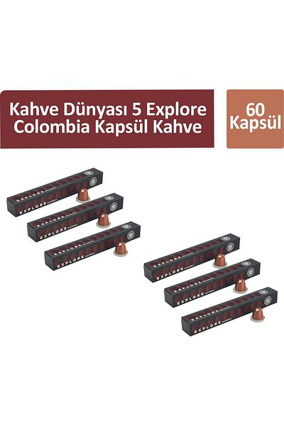 Kahve Dünyası Colombia Explore Coffee Capsules - Pack of 60