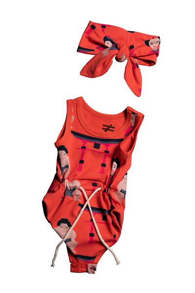 Lemonkids Baby Bandana Bodysuit Set
