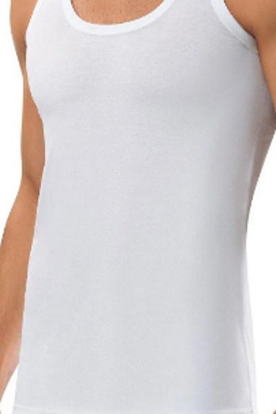 Erdem Men's 3-Piece 100% Cotton White Combed Cotton Undershirt