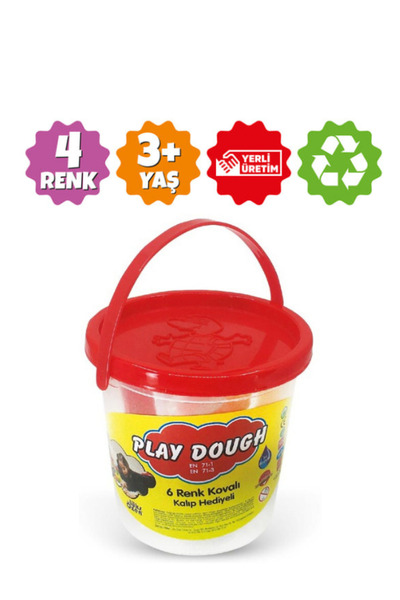 Janissary Kovalı 6 Adet Mini Boy Play Dough Oyun Hamuru