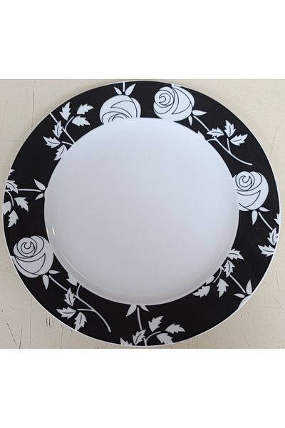 Kütahya Porselen JASMINE 6 PIECES 25 CM FLAT PLATE NANO DEK DG479