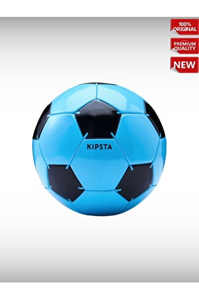 MEDITERIAN كرة القدم Kipsta الزرقاء مقاس 3 أقل من 9 سنوات، مضخة العشب الاصطنا...