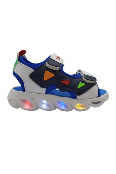 Vicco Boy's Blue Worked Sole Lightweight Sandals