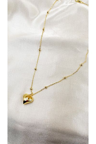 Eylülün Takısı Gold Colored Bulk Chain Women's Necklace