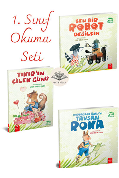 Redhouse Kidz Yayınları Okul Öncesi ve 1. Sınıf Okuma Seti Redhouse 3 Kitap Set