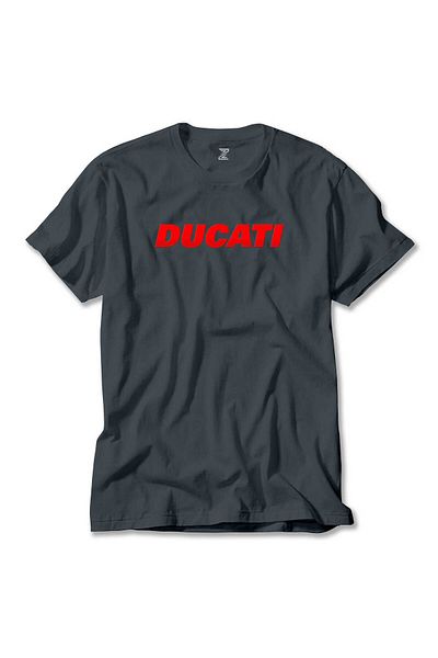 Z zepplin Μπλουζάκι Ducati Red Logo Smoked Color