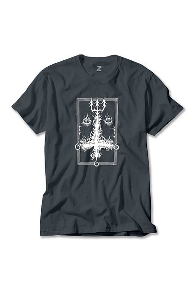 Z zepplin Λογότυπο Dissection The Past Is Alive Smoked Color T-shirt