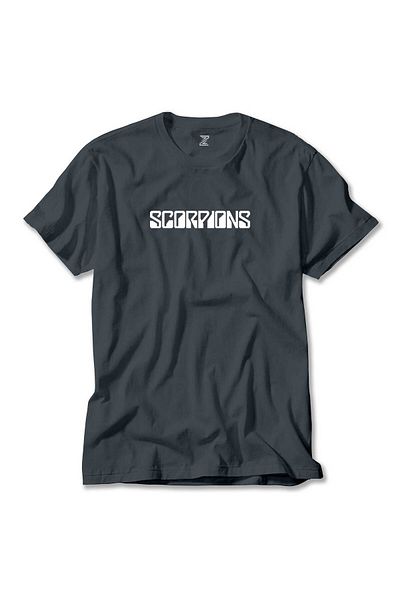 Z zepplin T-shirt Scorpions Logo Text Smoked Color