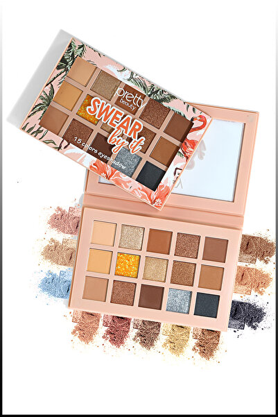 Pretty Beauty Swear By İt 15'li Göz Farı Paleti & Eyeshadow