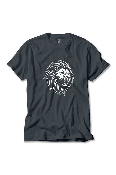 Z zepplin Μπλουζάκι σε μαύρο και άσπρο Lion Smoked Color