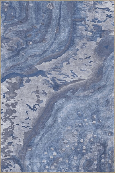 Rugs Modern Halı Синьо-тематичен абстрактен шарен креативен модерен декоратив...