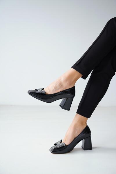 Çaçaroz Ayakkabı Κλασικά παπούτσια με φιόγκο μεγάλου μεγέθους με τακούνι