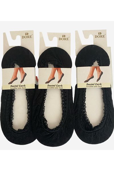 Dore Lace Cracked Women's Socks 3-Pack