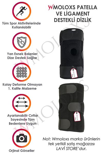 MEDITERIAN 2Pcs Black Sports Knee Pad - Knee Protector Accessory with Patella and Ligament Support, Side Underwire