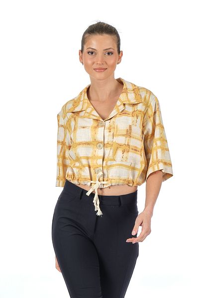 SEÇİL Seçil Yellow Women's Shirt2312201033