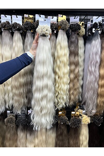 SILA 60 CM 50ADET 0.7GR %100 Doğal Gerçek TÜRK SAÇI Silver