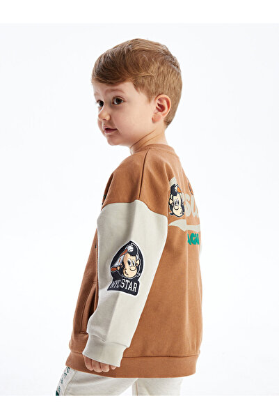 LC Waikiki Бебешко колежанско яке за момче с щампа LCW