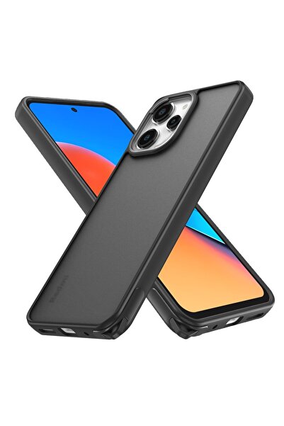 Rivor Xiaomi Redmi 12 Kılıf Kamera Çıkıntılı Arkası Buzlu Ve Mat Kenarları Re...
