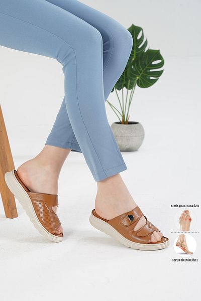 MİRA TERLİK ORTOPEDİK TERLİK VE AYAKKABI Mira Orthopedic Anatomical Sole Extra Comfortable Hallux Valgus Bone Protrusion Heel Spur Slippers