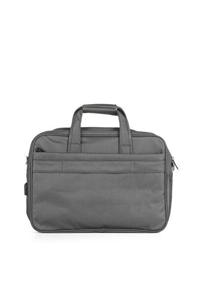 ÇÇS Ççs 71241 Laptop and Briefcase with Shoulder Strap Gray