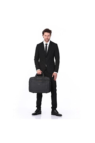 ÇÇS Ççs 71241 Laptop and Briefcase with Shoulder Strap Gray