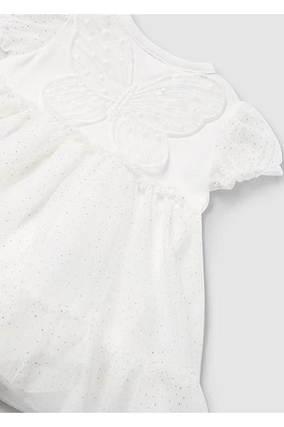 MAYORAL Baby Girl Cream Jumpsuit Hair Band 01629-047