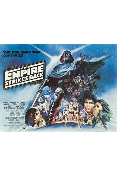 512 STORE Star Wars: İmparator 1980 Film Poster 30x42 Çerçevesiz